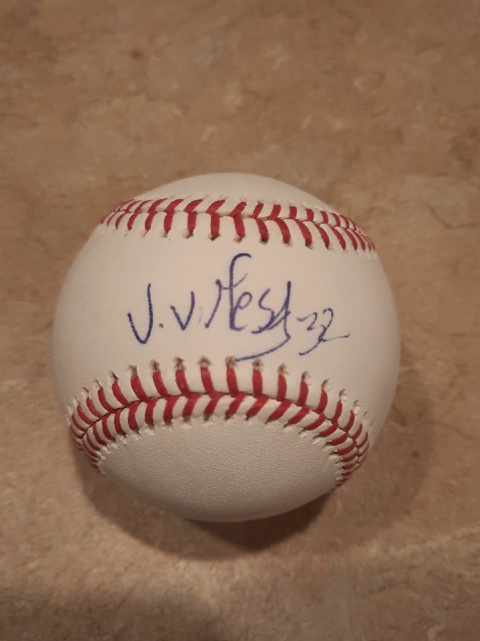 Victor Victor Mesa jr signed baseball