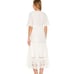 NWT PQ Swim PIlyq White Lace Juniper Water Lily Short Sleeve V-Neck Dress