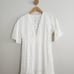 NWT PQ Swim PIlyq White Lace Juniper Water Lily Short Sleeve V-Neck Dress