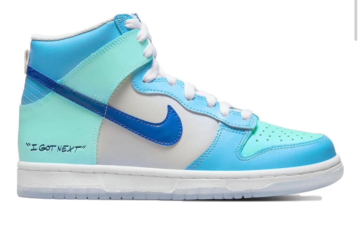 Nike Dunk High I Go Next Grade School 5.5Y Fit for 7 Womens