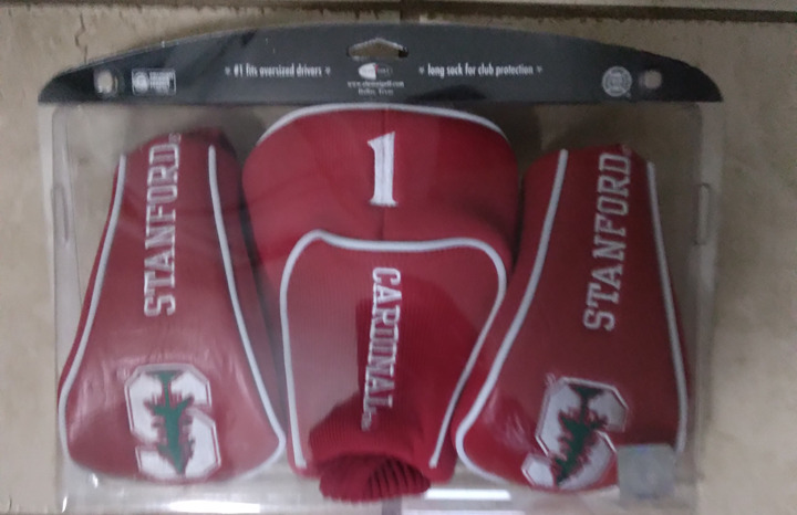 New Stanford Cardinals Golf Club Covers 3 pack long sock New in package