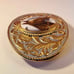Vintage Western Belt Buckle with Porcelain Cameo Horse