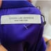 NWT Kimora Lee Simmons Blue Asymmetrical Off-Shoulder Dress Size 2