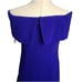 NWT Kimora Lee Simmons Blue Asymmetrical Off-Shoulder Dress Size 2