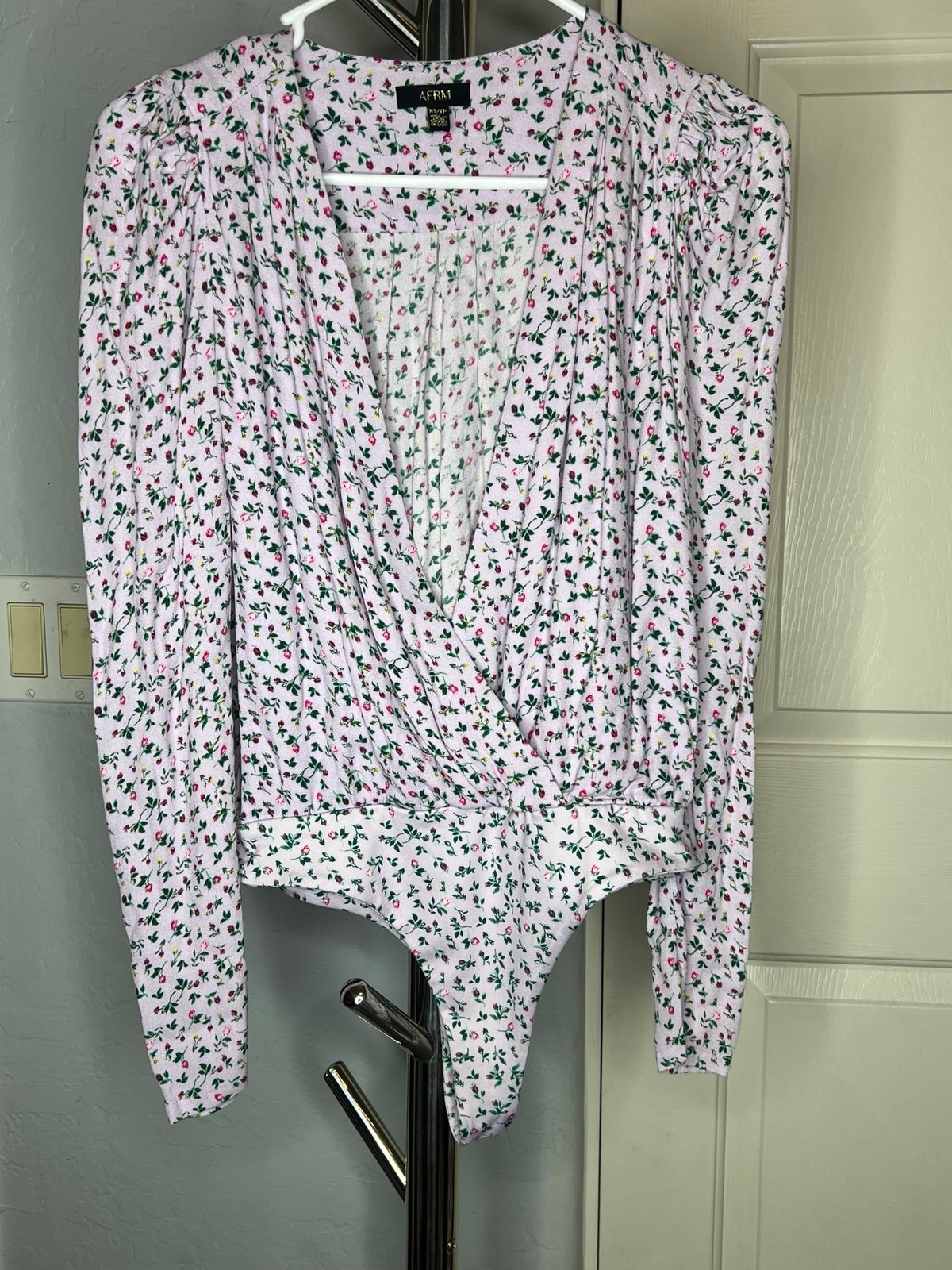 Revolve AFRN Long Sleeve Floral Bodysuit