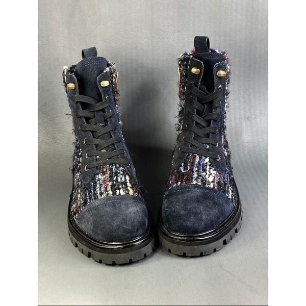 KURT GEIGER Women's Kensington Lace Up Combat Boots size 10 (40.5)