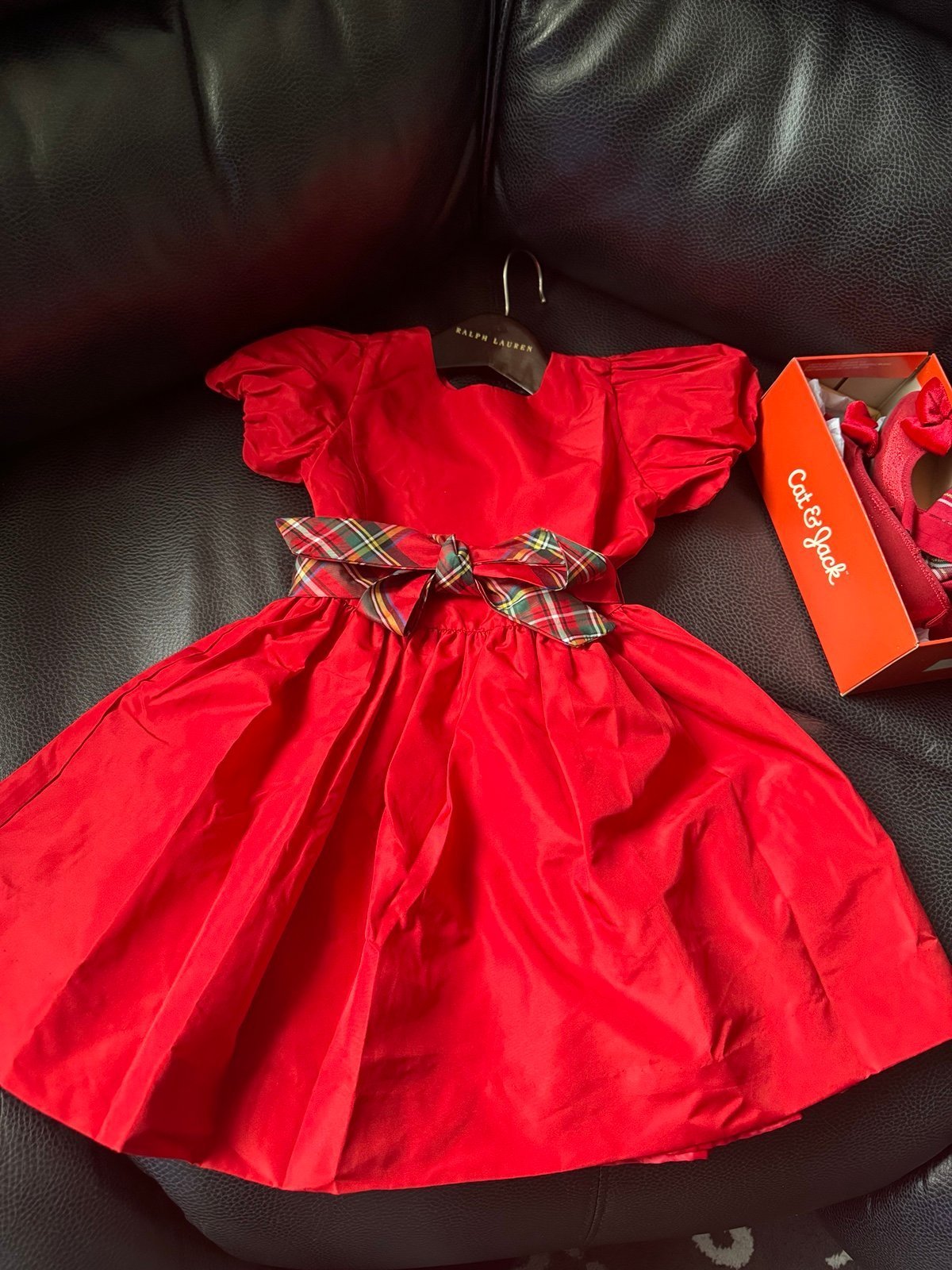 Toddler Girls Polo Ralph Lauren Christmas Dress