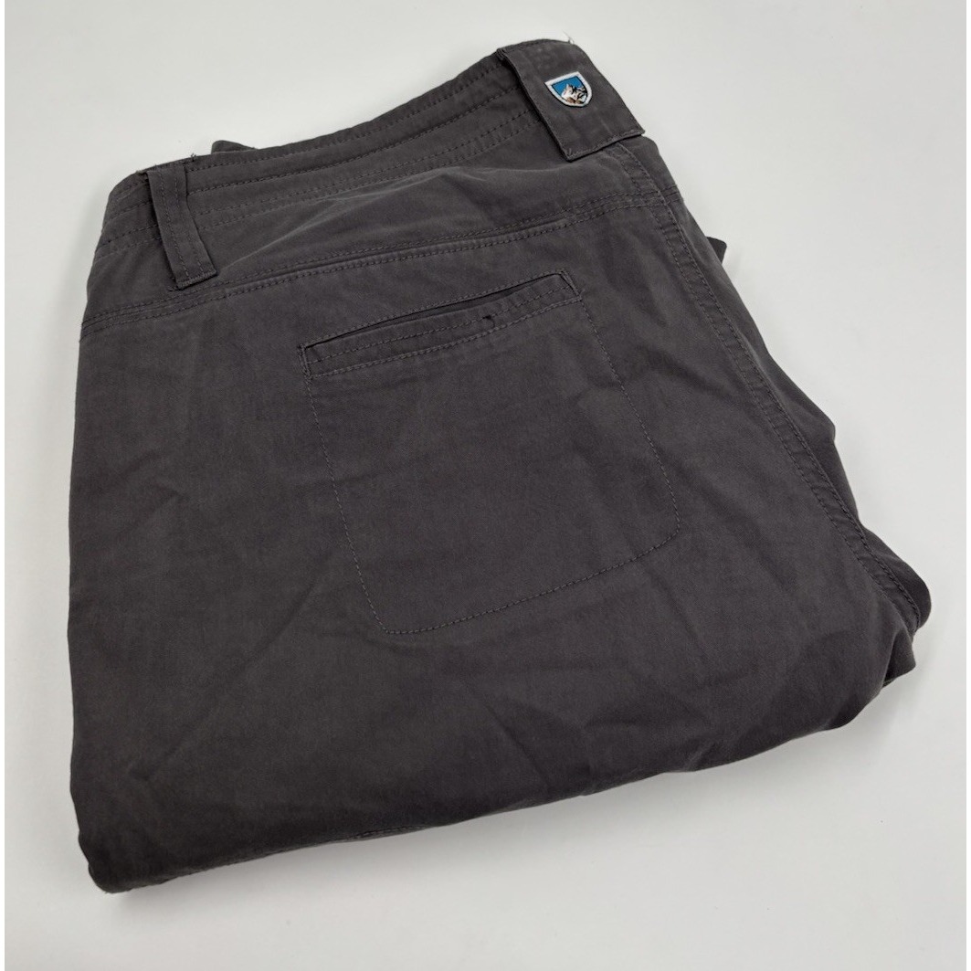 Kuhl Women's 10 Short Gray Cotton Straight Legendary Pants