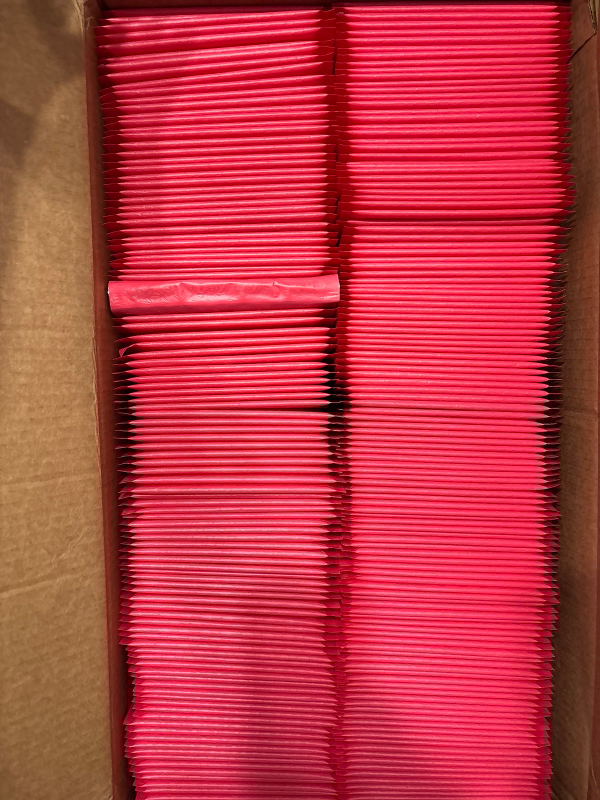 400 count pink bubble mailers.