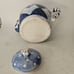 Anthropologie blue and white hand painted teapot..