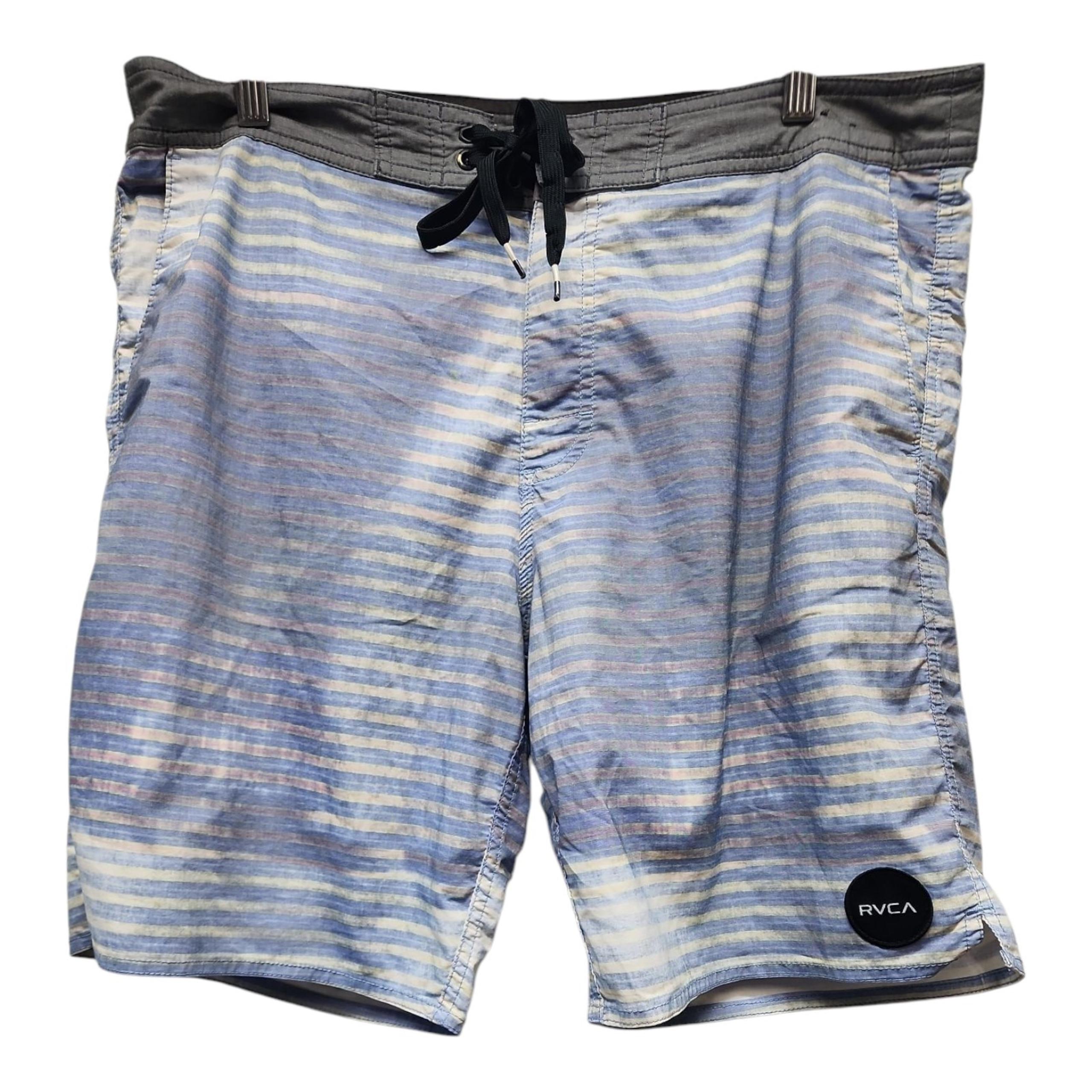 RVCA Nature Board Shorts Mens Size 34 Swim Trunks Beach Surfwear Drawstring