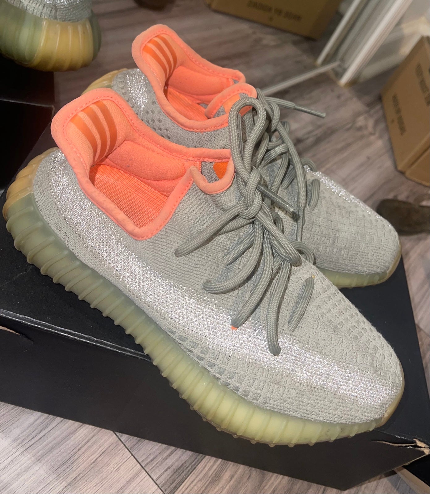 Yeezy Adidas Boost 350 V2 in Desert Sage