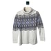 RARE Athleta Women Sz Small Cashmere Cotton Neck Zip Mock Turtleneck Sweater