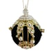 Vintage June Zimonick Hollywood Regency Crystal Bedazzled Christmas Ornament