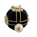 Vintage June Zimonick Hollywood Regency Crystal Bedazzled Christmas Ornament