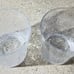 F141~ Pair LA VERRERIE DE BIOT Clear Crystal Old Fashion Whiskey Rocks Glasses