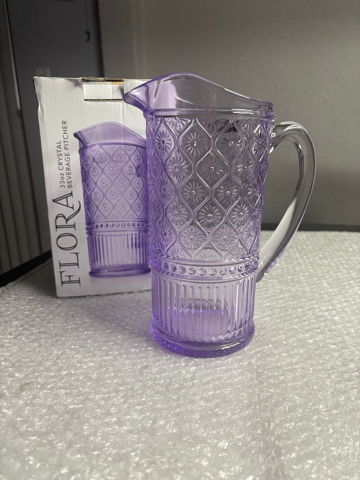 Godinger Flora Beverage Pitcher