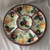 Vintage Clay Art Ambrosia Extra Large Serving Platter Hand Painted 19 #418088