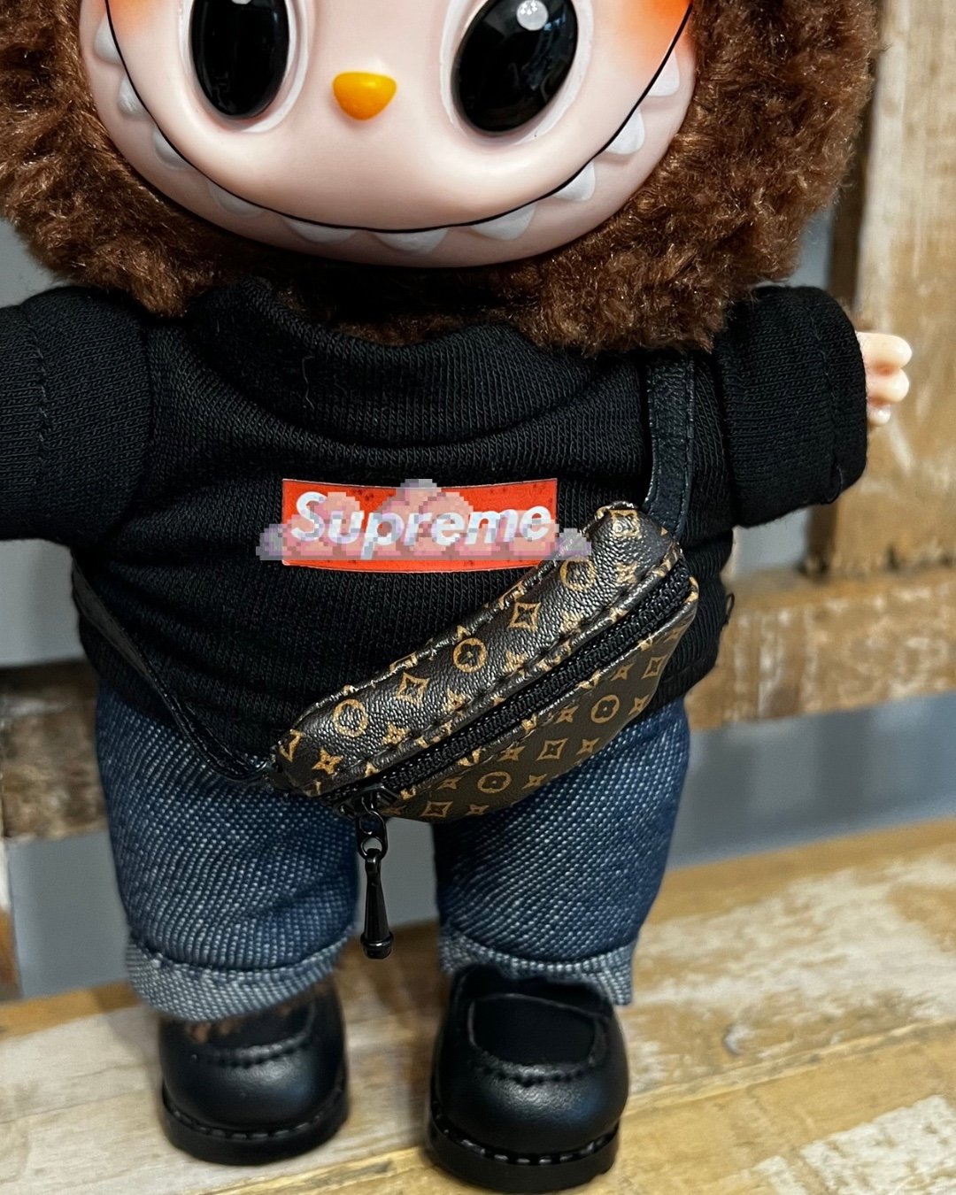 Labubu Black Shirt outfit