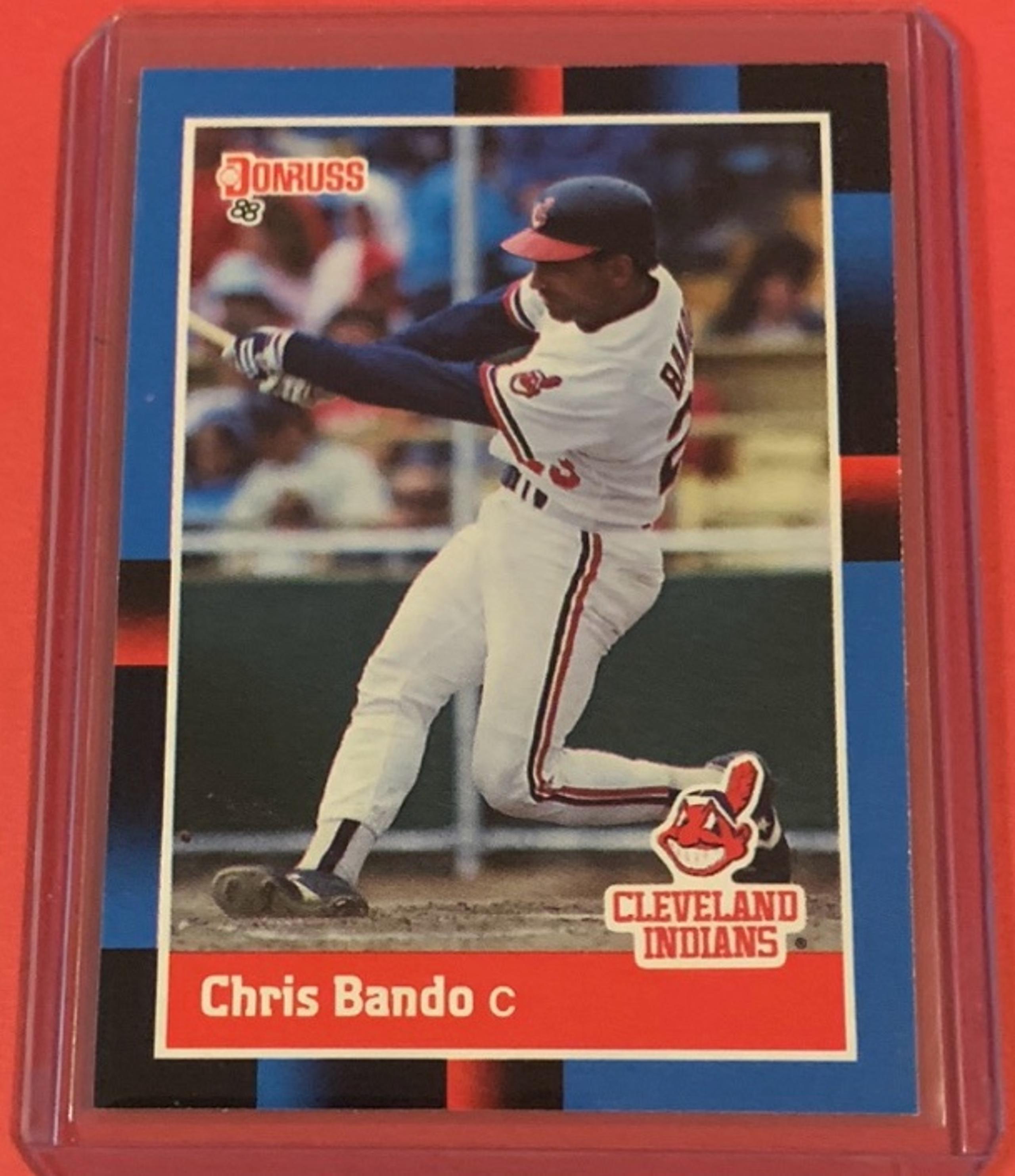 Chris Bando #95 1988 Donruss Baseball Trading Card