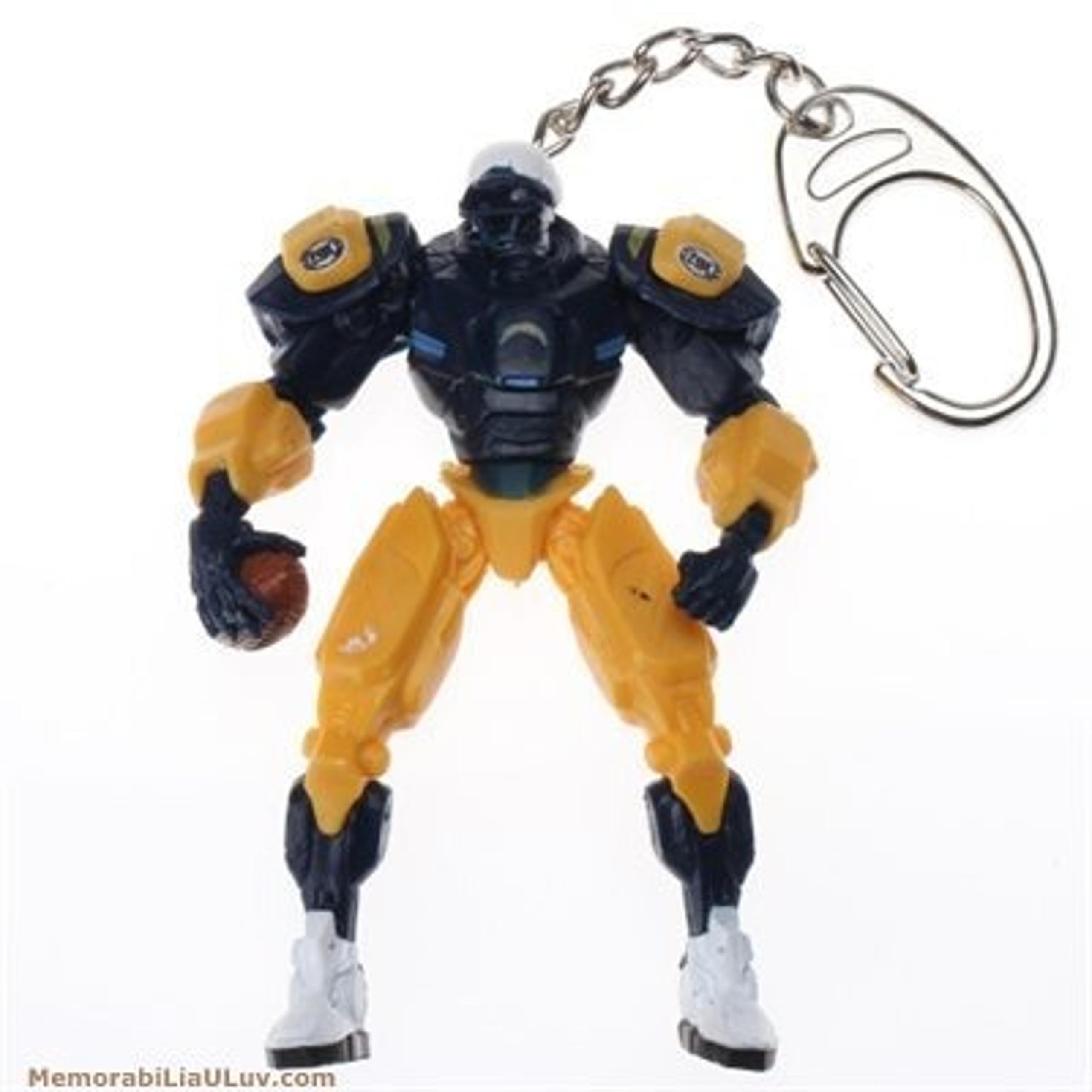San Diego Chargers NFL Fox Sports Team Robot Key Chain