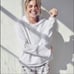 Athleta French Terry Pique Pullover Hoodie in White Size XS