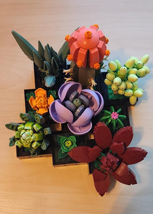 Succulents Artificial Plant Set for Adults, Home Decor, Birthday