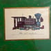 1960’s Evelyn Curro Train Locomotive Engine Print