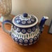 Teapot polish pottery