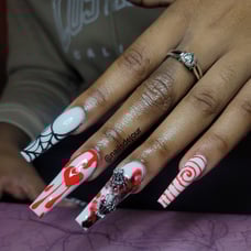 SPOOKY Acrylic PRESS on nails