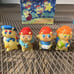 Vintage Glo Friends Lot of 12 Finger Puppets Complete Set from Wendy's 1980s