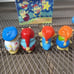 Vintage Glo Friends Lot of 12 Finger Puppets Complete Set from Wendy's 1980s