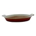Le Creuset 32 Cast Iron Enamel 12 Baking Dish Oval Casserole Pan Flame Orange