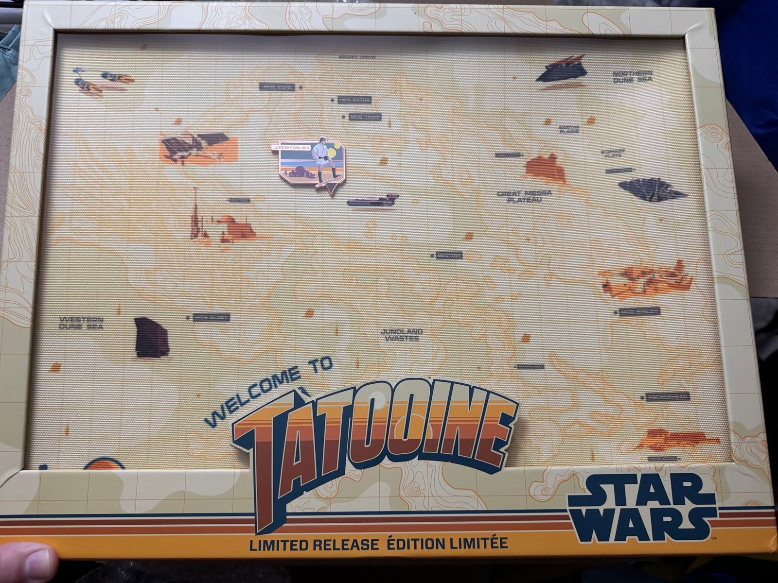 Star Wars Limited Release Welcome to Tatooine Collectible Pin Board