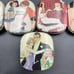 Spain Museo Gal Antique Can Retro Vintage Heno De Pravia Lot Of 5