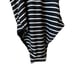 New Sea Level Swim Women's Lace Up One Piece Swimsuit Stripe Size 4