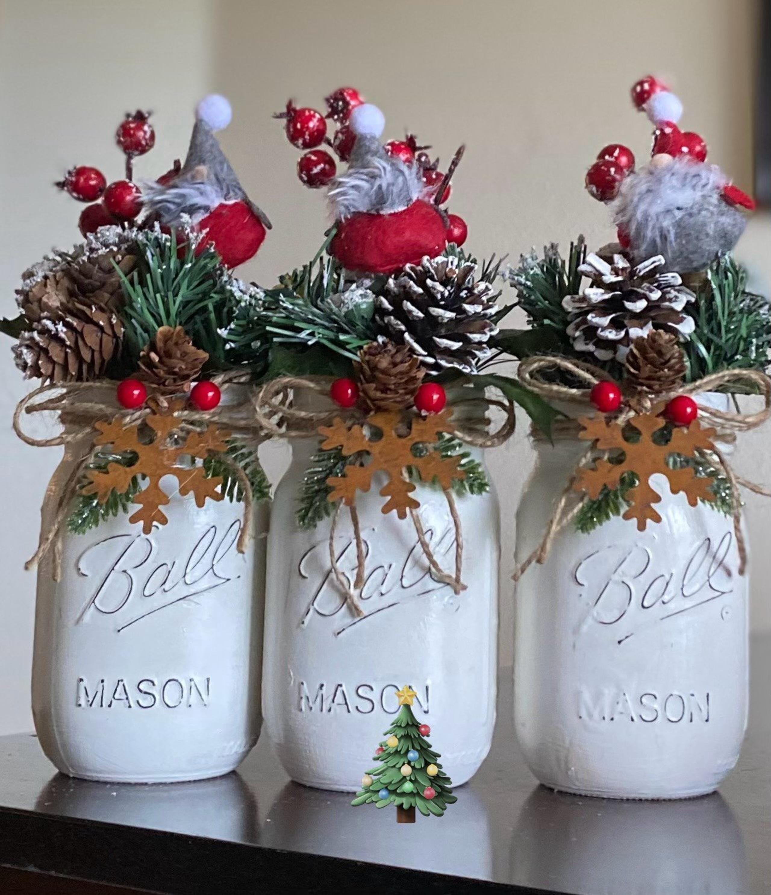 Special For Tara Mason : Just the 3 jars ( white) ❤️