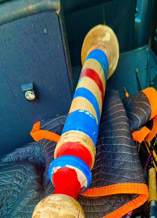 36”vintage barber pole