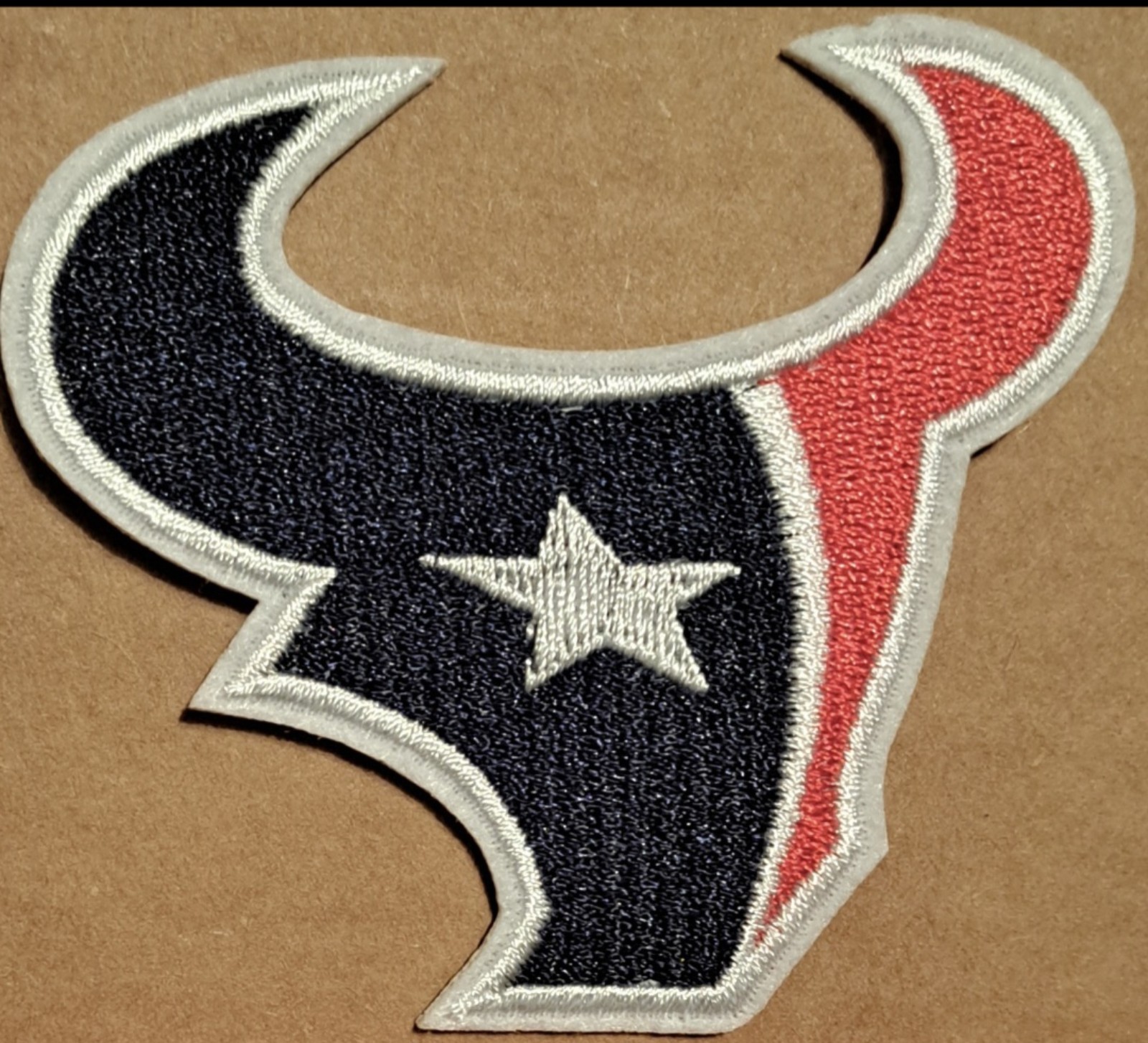 Houston Texans embroidered Iron on patch 6 pcs.