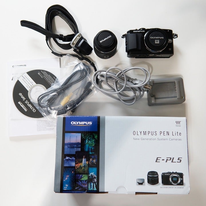 Olympus PEN E-PL5 16.1MP Mirrorless Camera - Black w/ II R 14-42mm Lens Olympus PEN E-PL5 16.1MP Mirrorless Camera - Black w/ II R 14-42mm Lens