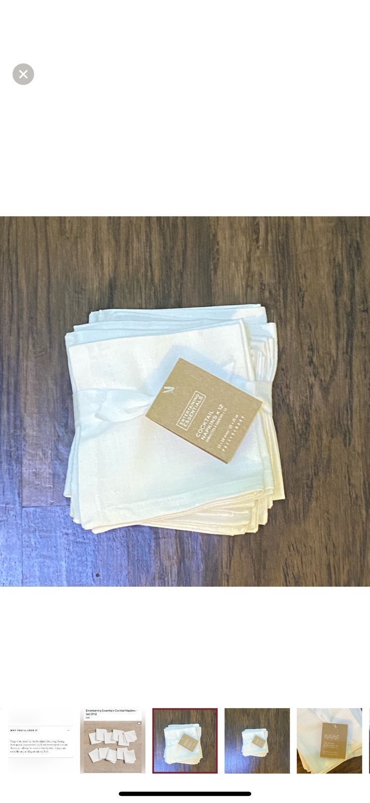 Pottery Barn Napkins