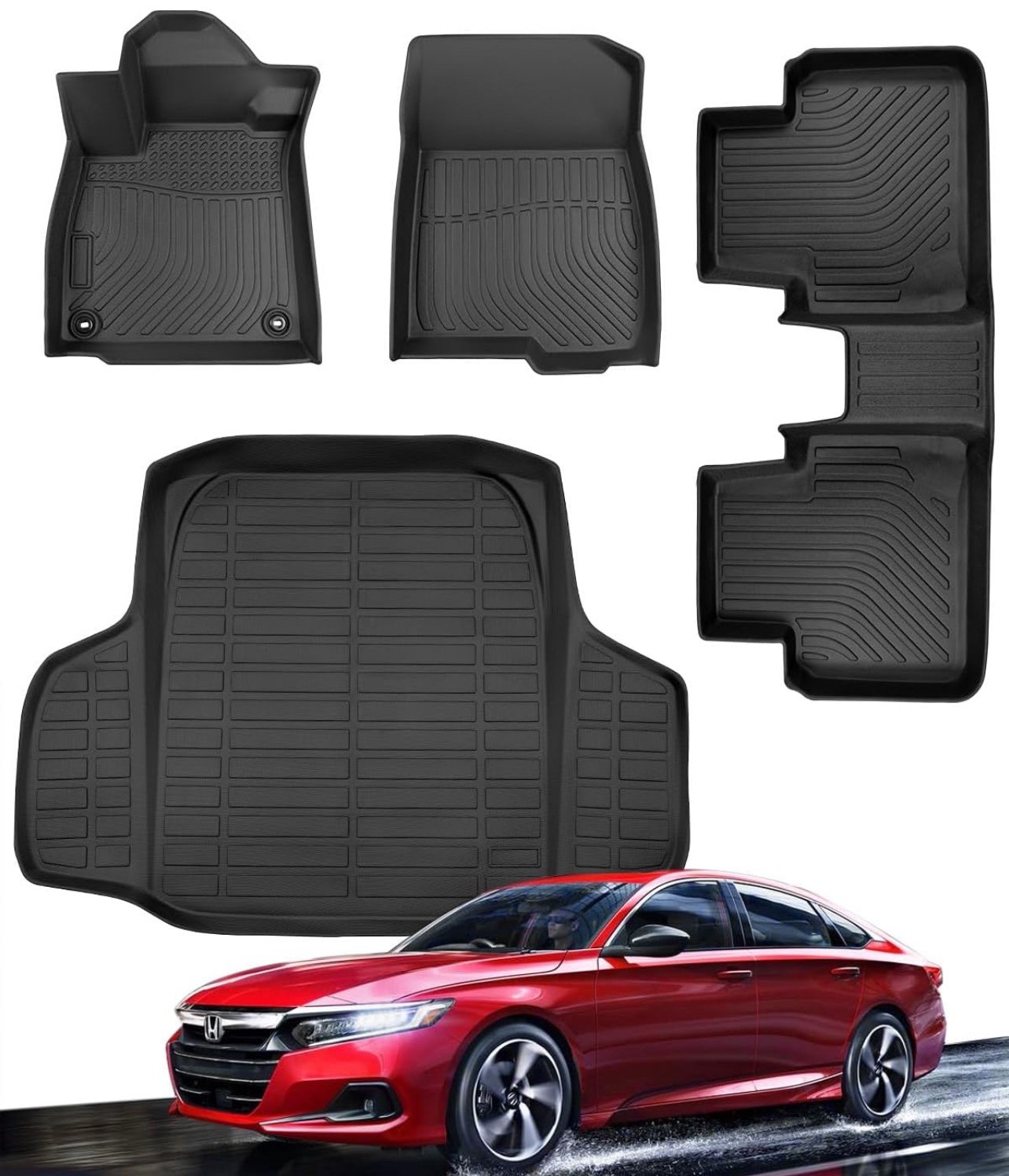 DrCarNow for Honda Accord Floor Mats 2022 2021 2020 2019 2018,for Honda Accord F