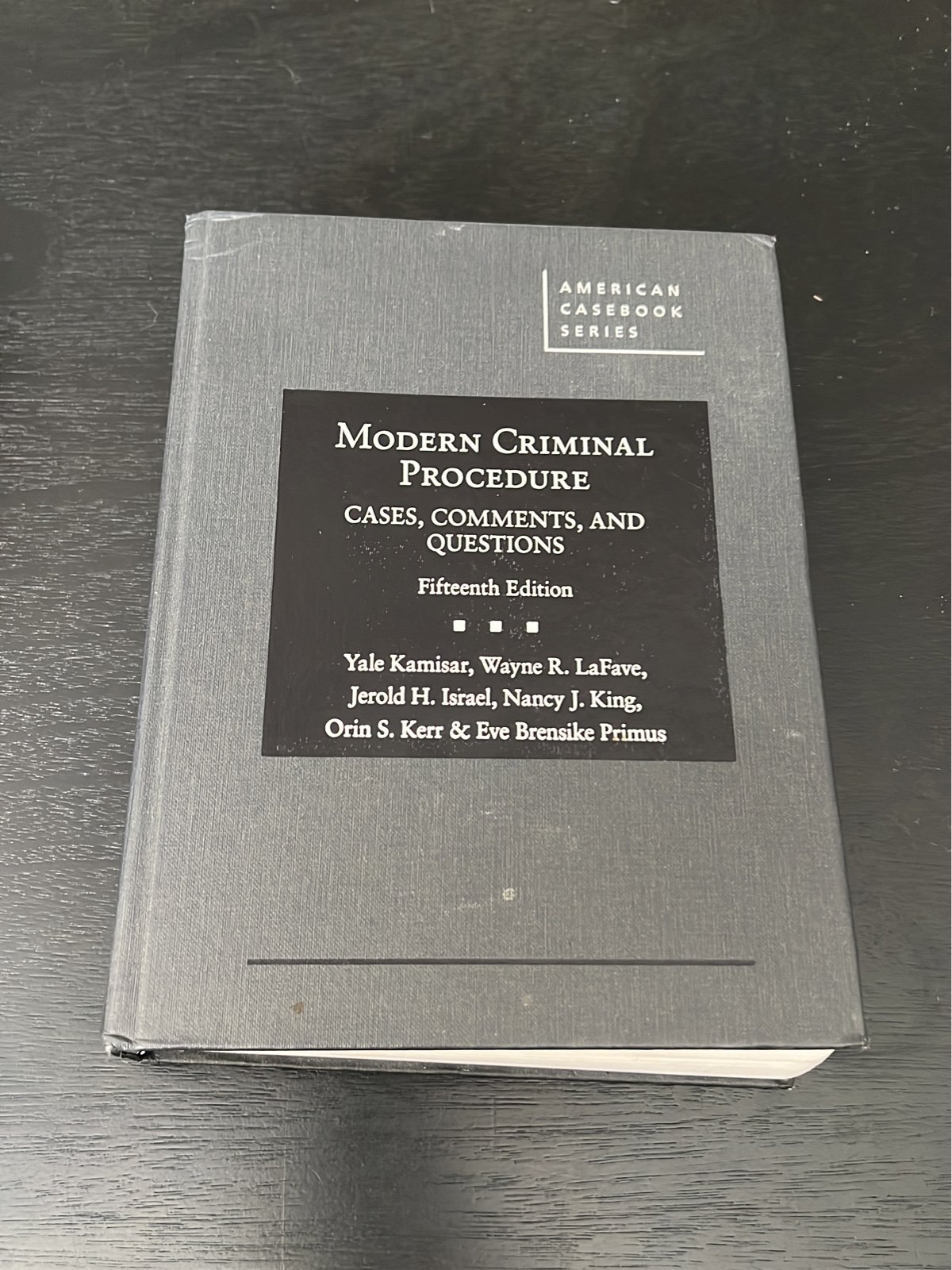 Modern Criminal Procedure