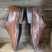Mens Cole Haan Drake Brown Leather Plain Toe Brogue Dress Shoes Size 10 M GUC