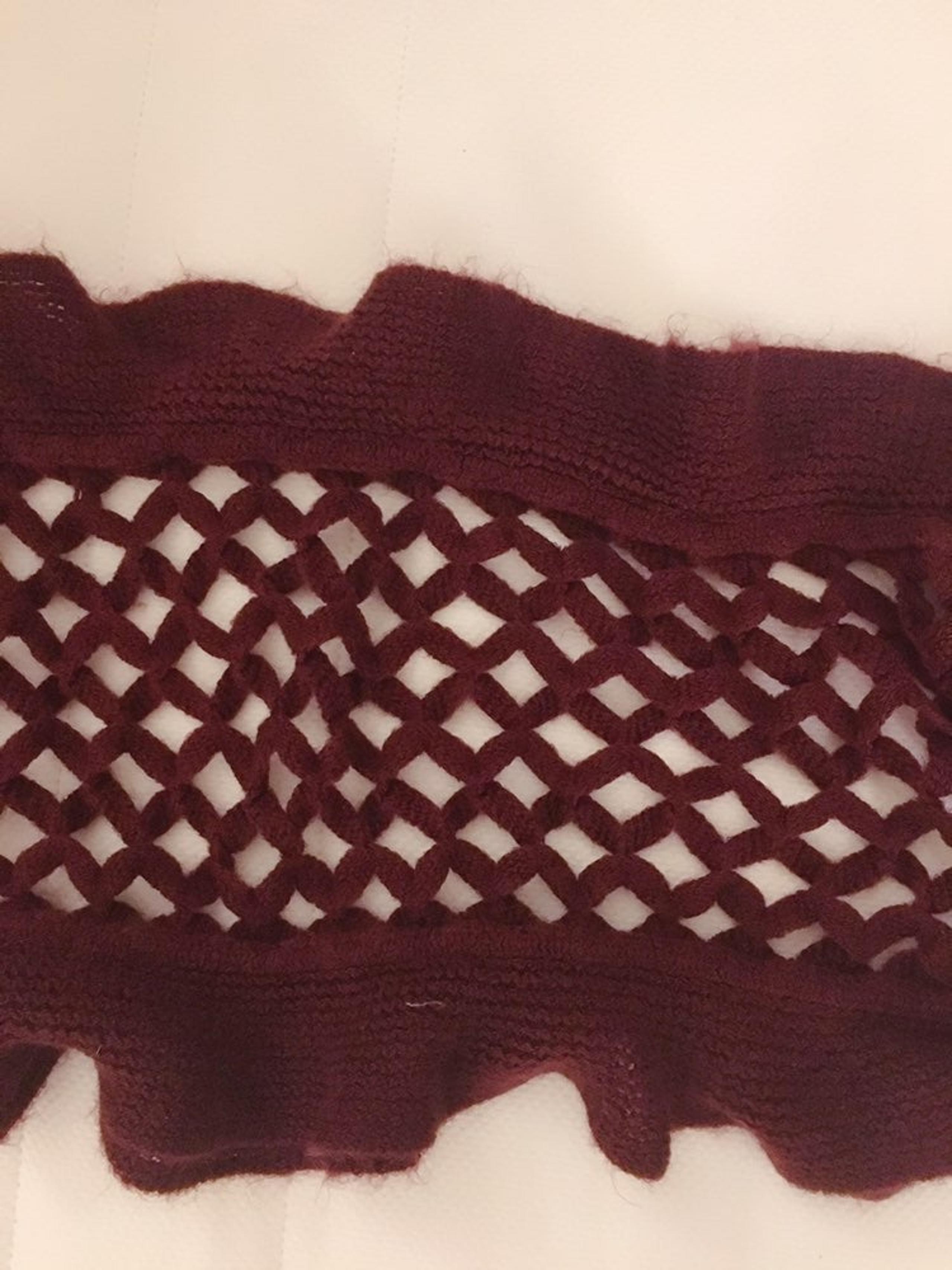 brand New winter wine red scarf