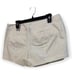 Gap Women Khaki White Solid Shorts