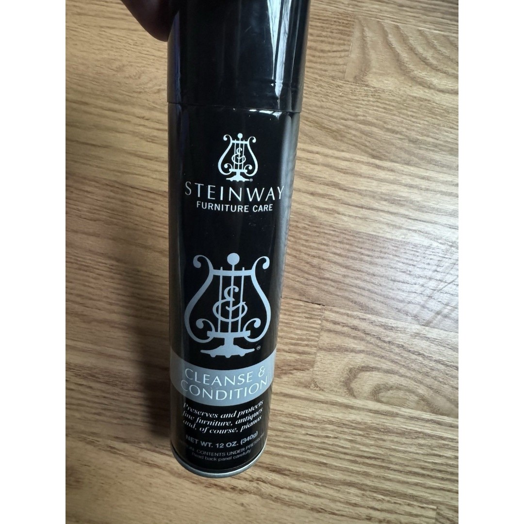 Steinway Furniture Care CLEANSE & CONDITIONER 12 oz Preserves Pianos Furniture