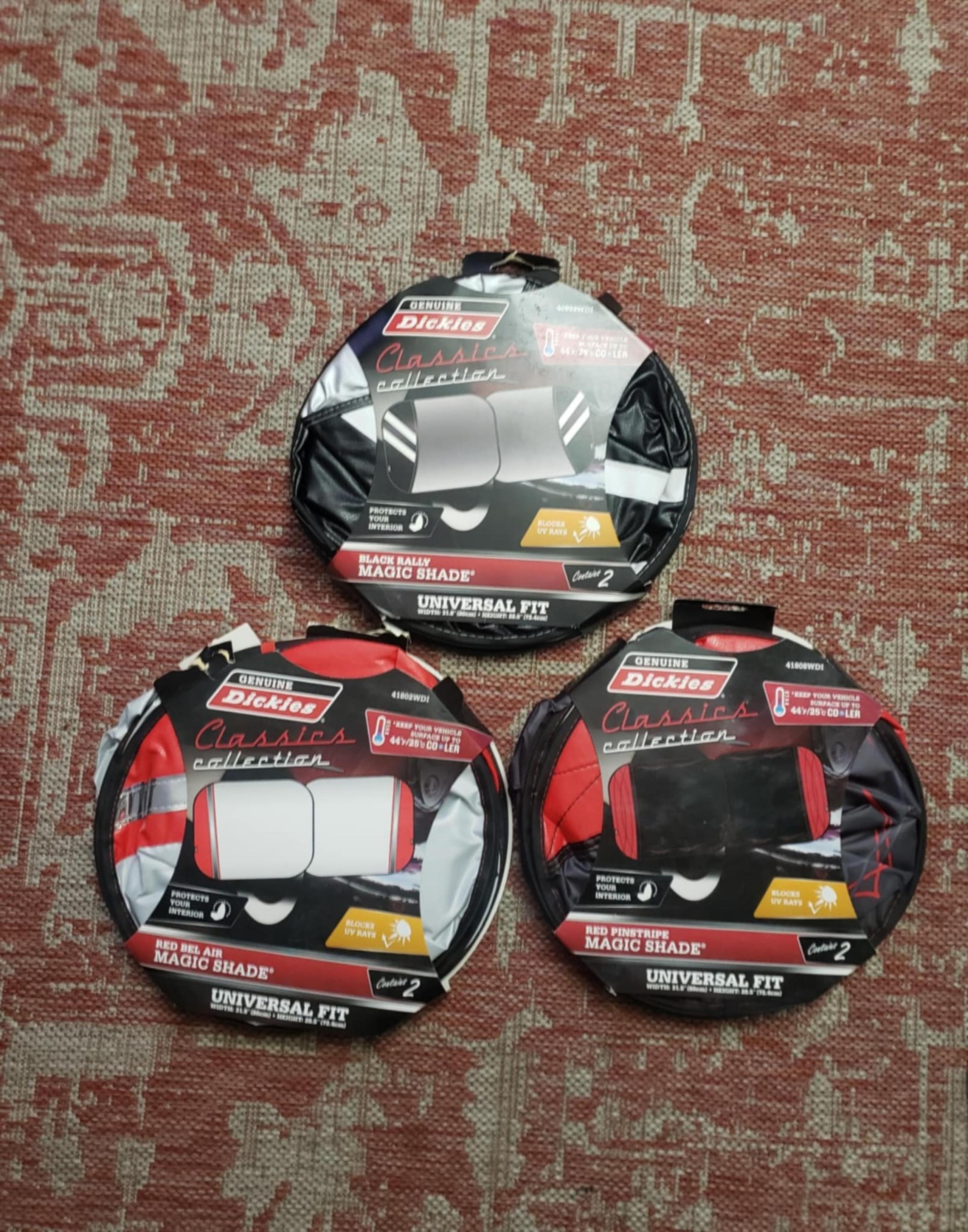 3 Dickies Magic Shade Universal Fit Bundle- Car Sunshade!