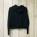 Bebe Sport Women Rhinestud Cropped Long Sleeve Hoodie Sweatshirt L