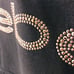 Bebe Sport Women Rhinestud Cropped Long Sleeve Hoodie Sweatshirt L